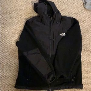 Women’s Black hooded North Face Jacket
